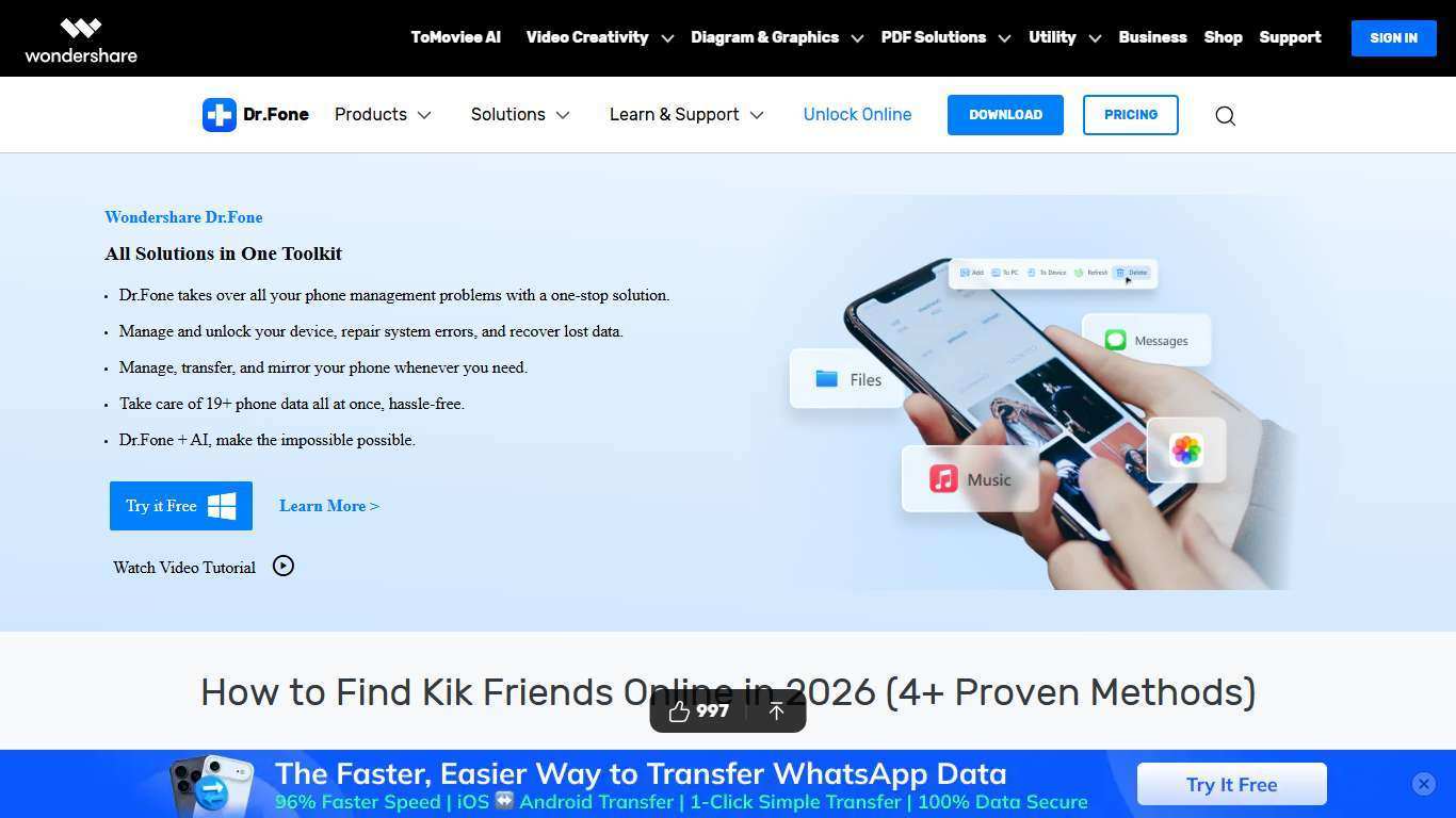 4 Best Ways to Find Kik Friends & Usernames in 2026-Dr.Fone